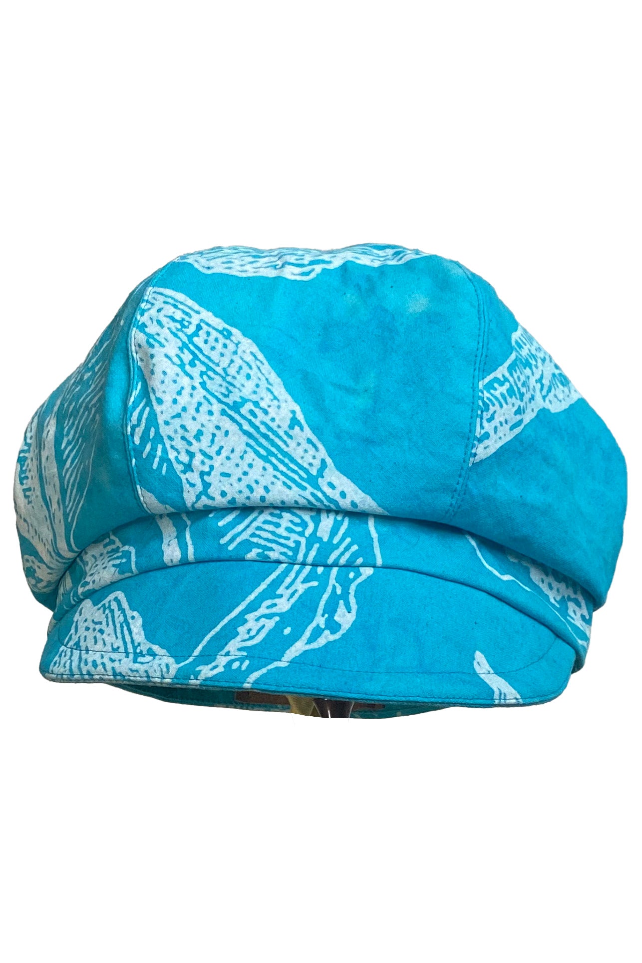 Brixton Hat w/ Azalea Print - Turquoise