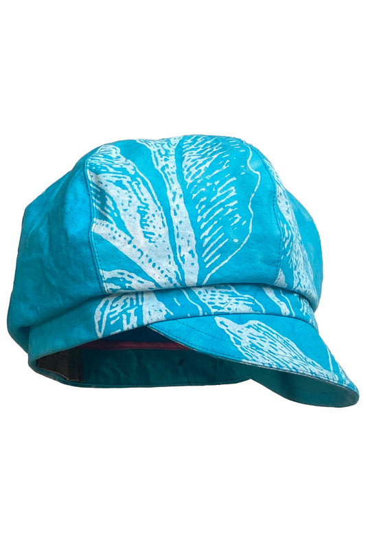 Brixton Hat w/ Azalea Print - Turquoise