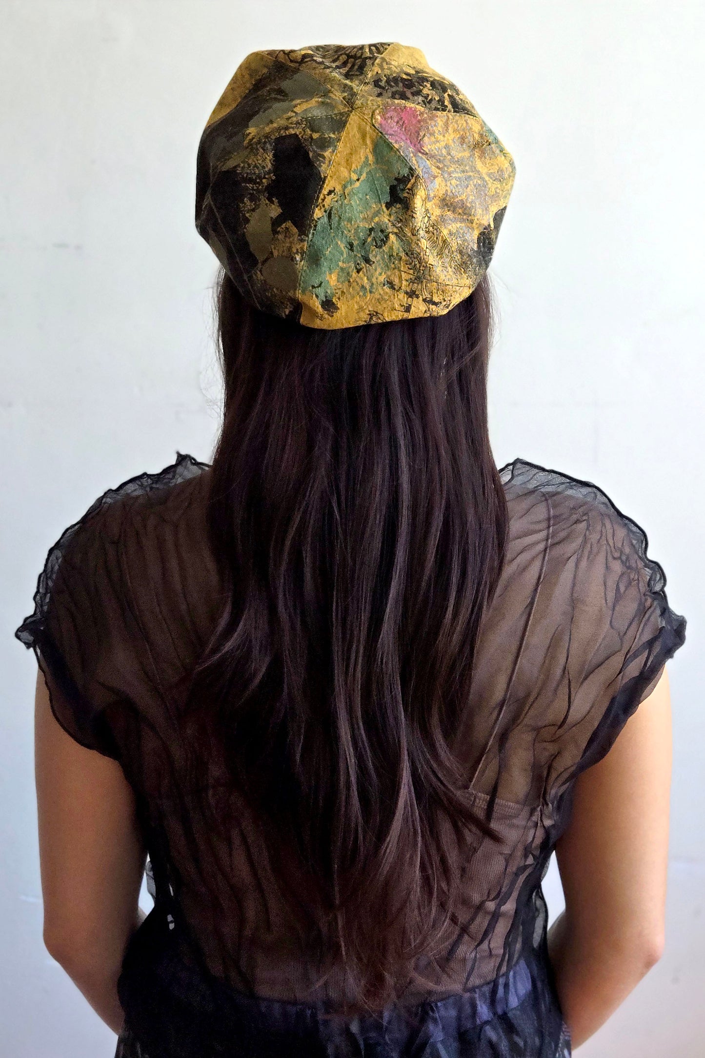 Brixton Hat w/ Azalea Print - Turquoise