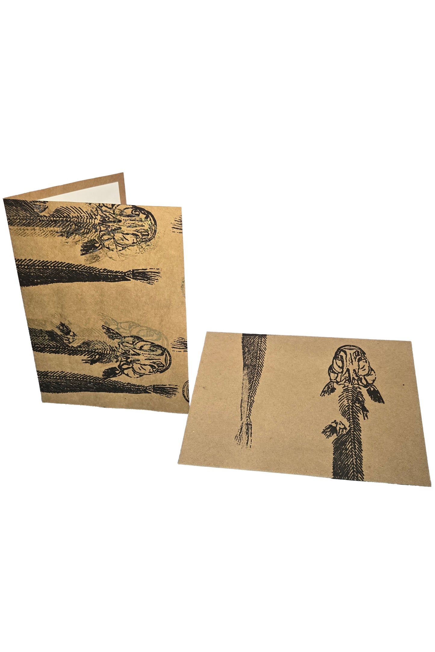 Foil Print Greeting Cards - Set of 4