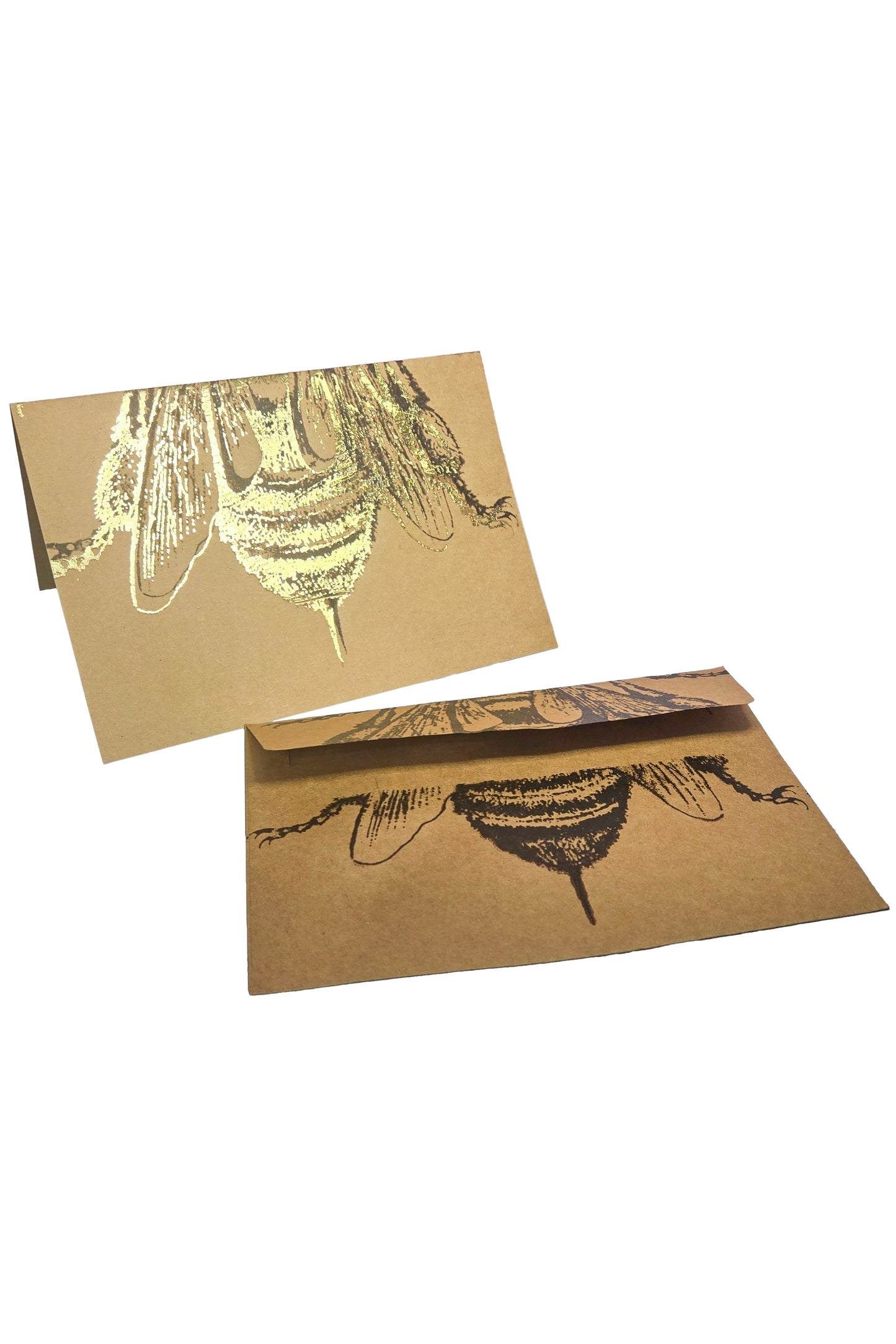 Foil Print Greeting Cards - Set of 4