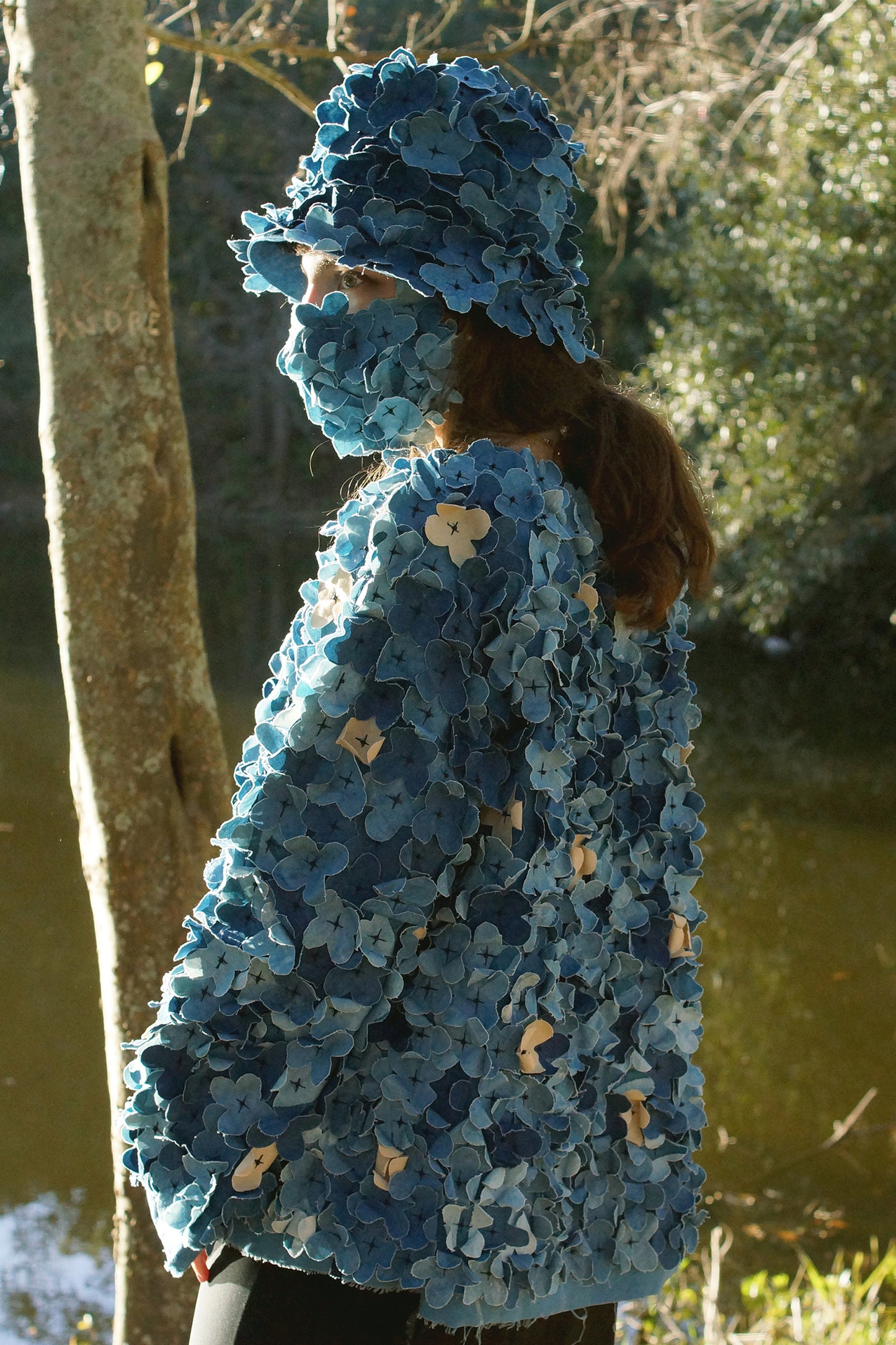 Versatile layering jacket with artisanal dyeing techniques and deep pockets.