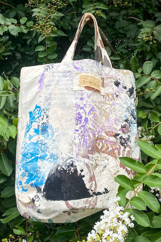 KB x Alquimie Studio Canvas Tote w/ Tabletop Print - Natural