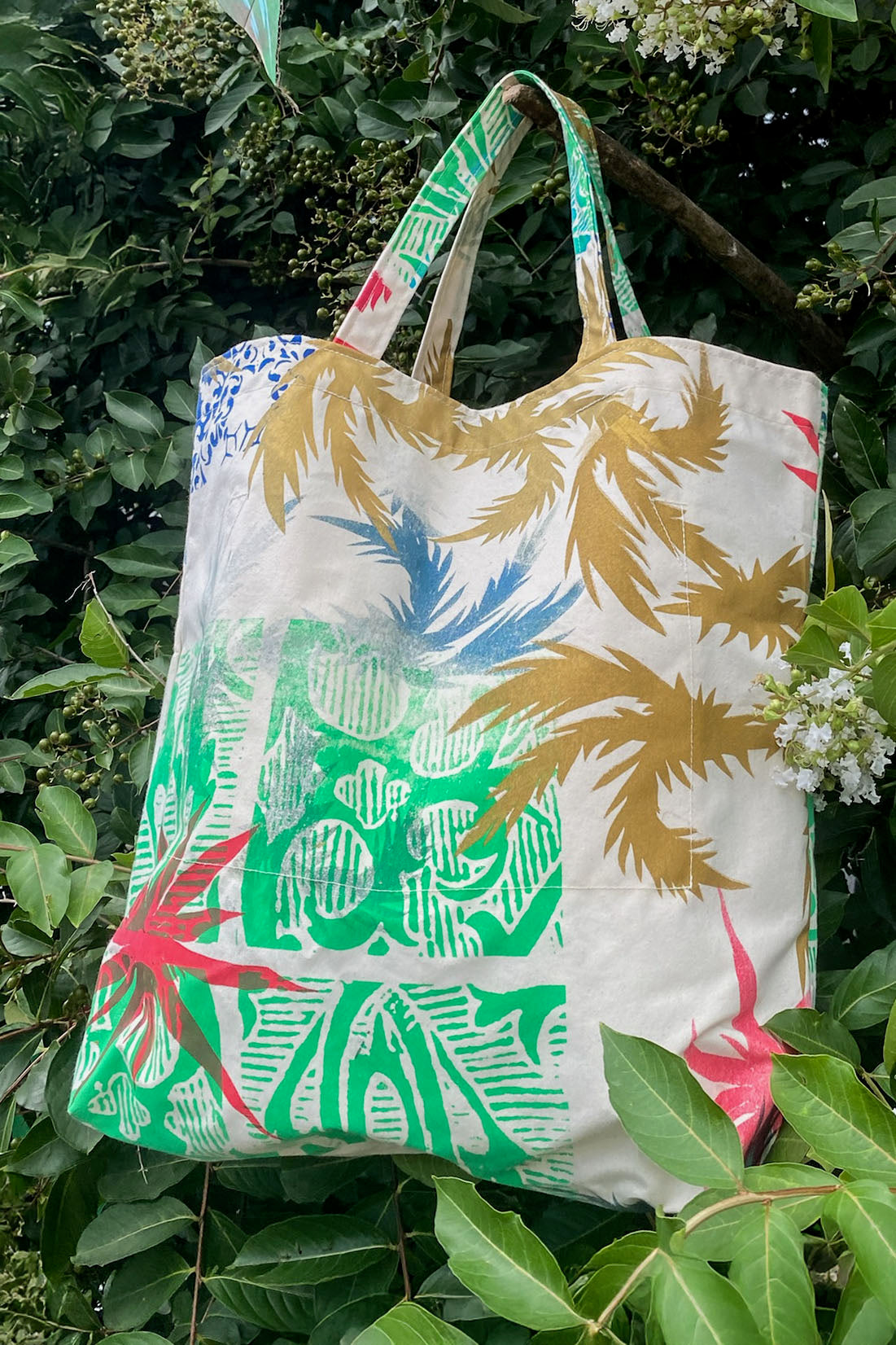 KB x Alquimie Studio Canvas Tote - Papercut Print - Natural