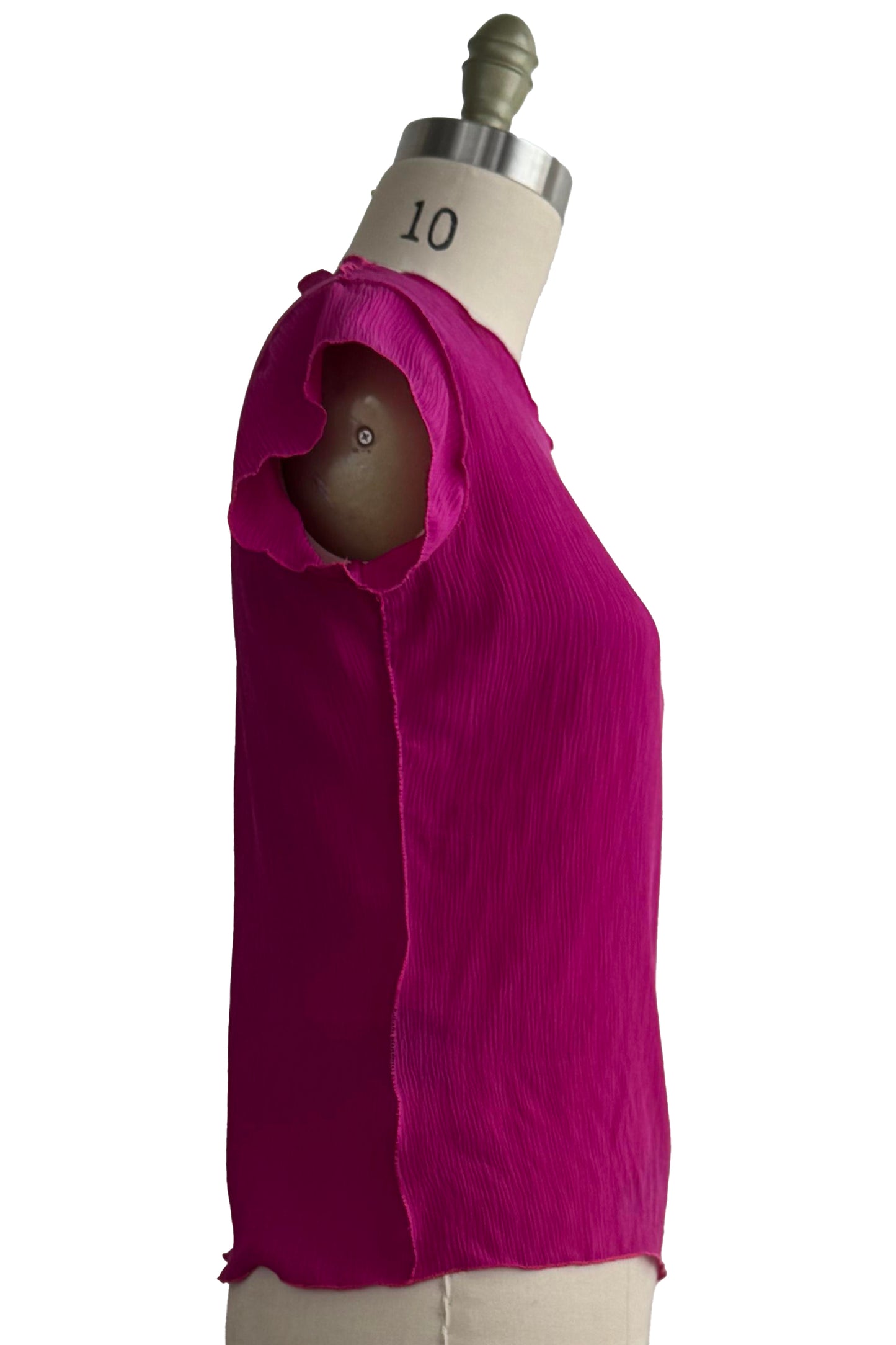 Sonya T-Shirt - Crinkle Silk - Small - Select Color