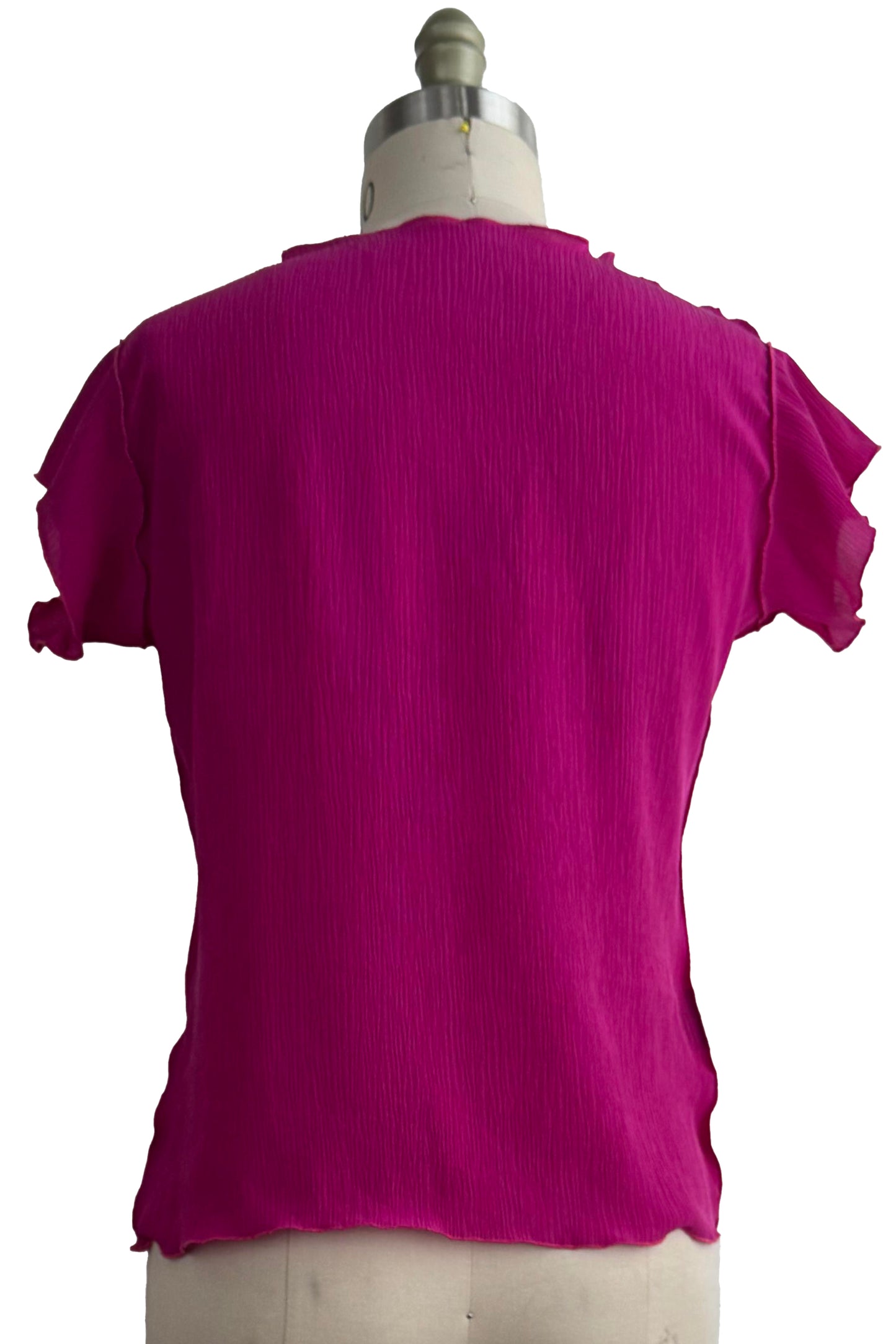 Sonya T-Shirt - Crinkle Silk - Small - Select Color