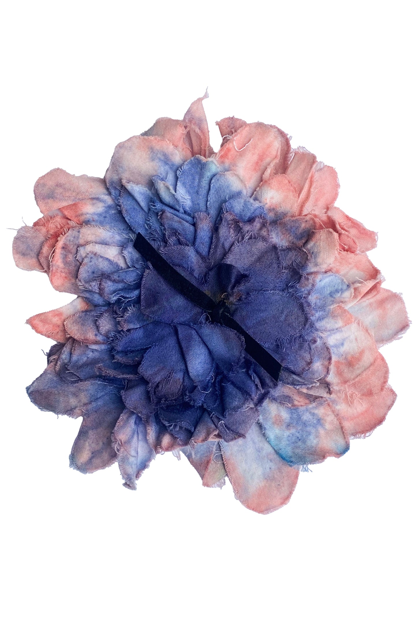 Magnetic Flower Brooch - Light Pink, Light Blue & Purple