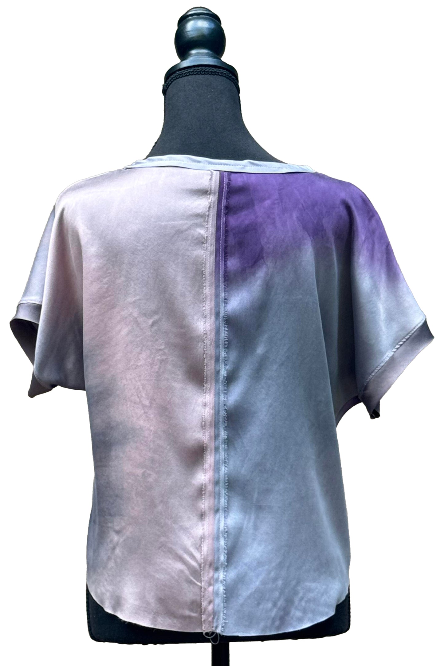 Jen Top - Silk - Dyed - Lavender & Purple - Small