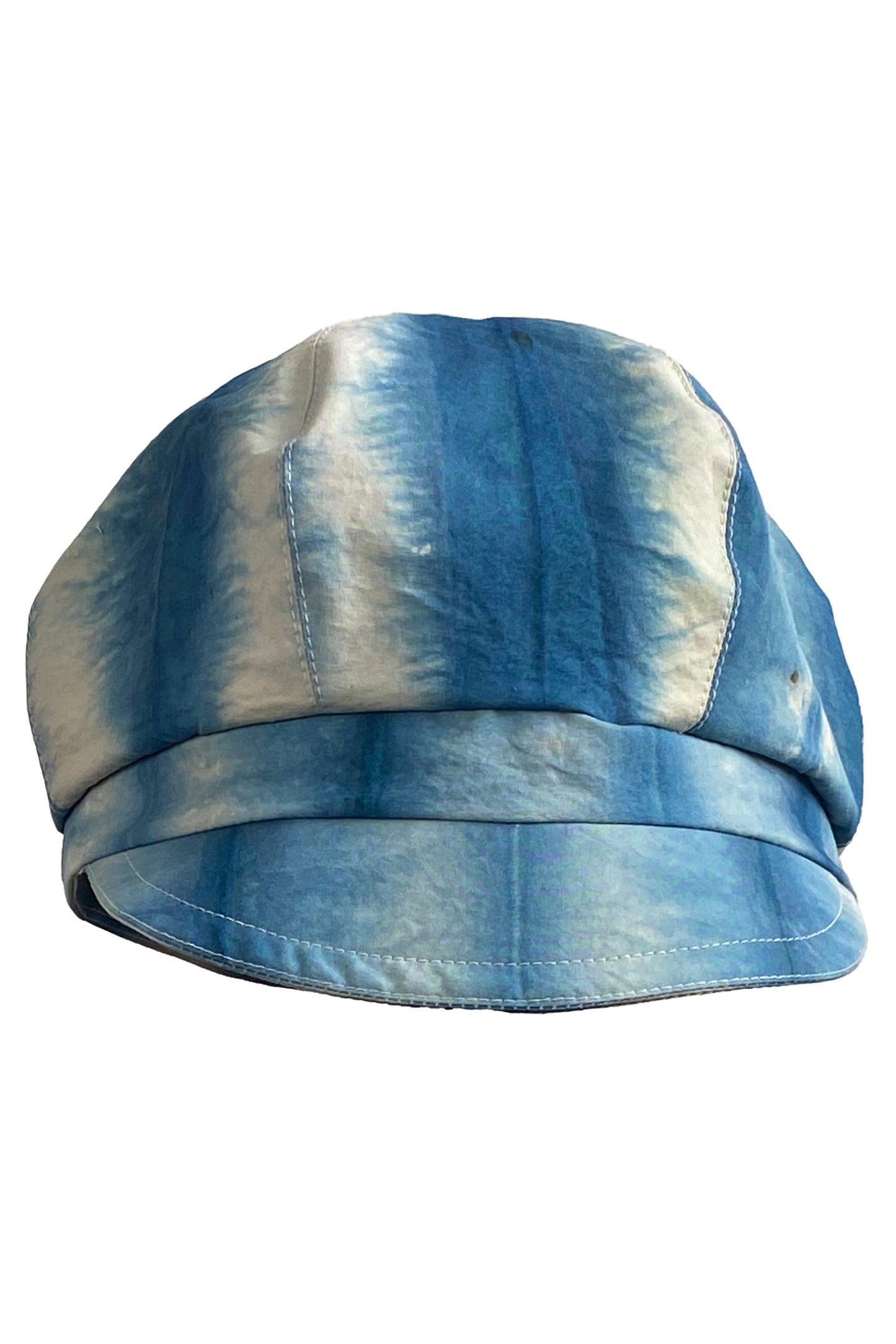 Brixton Hat w/ Shibori Itajime Dye - Indigo & Natural