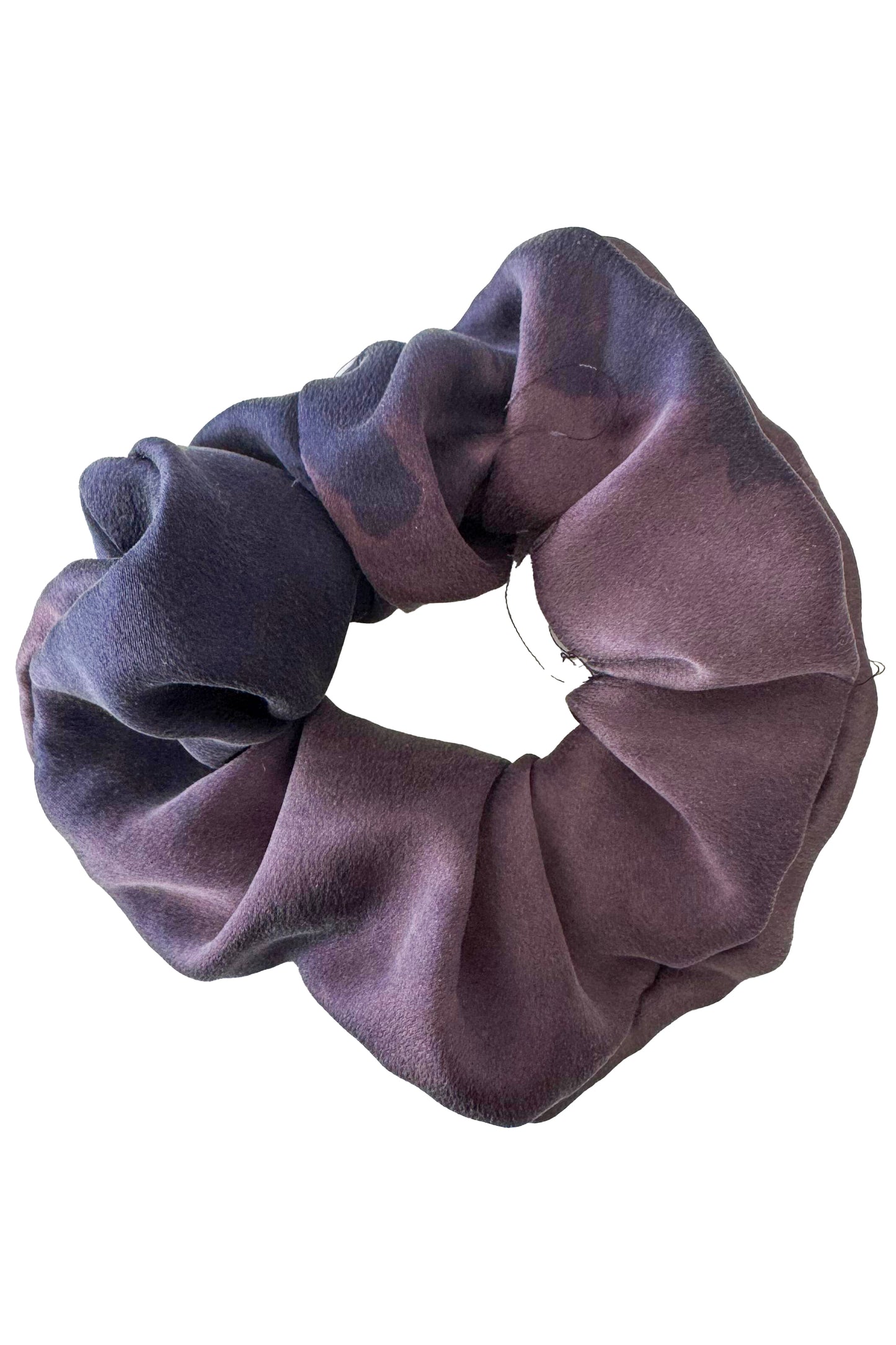 Silk Hair Cuff - Purple Dyed