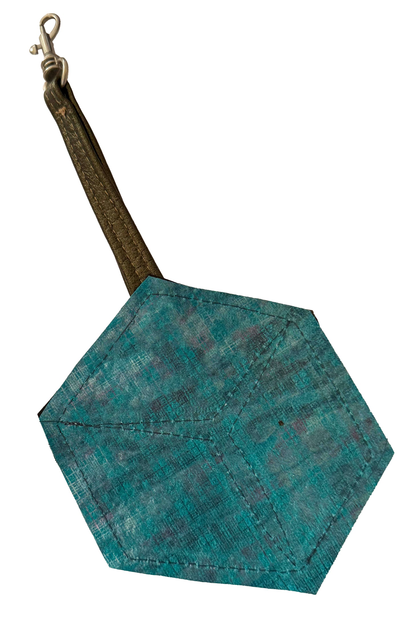 Leather Bag Dangler - Die Cube