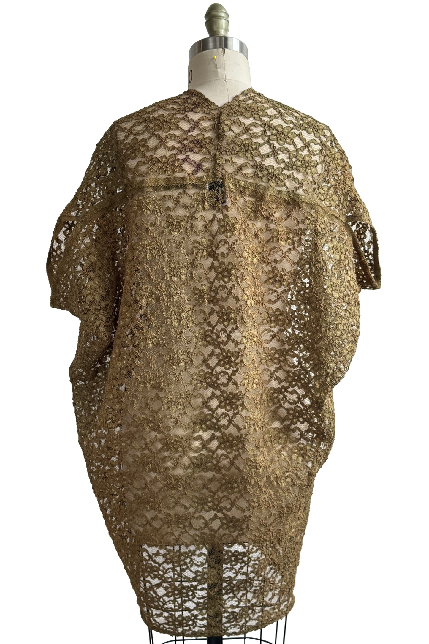 Origami Top in Lace - Olive Green - Medium & Large