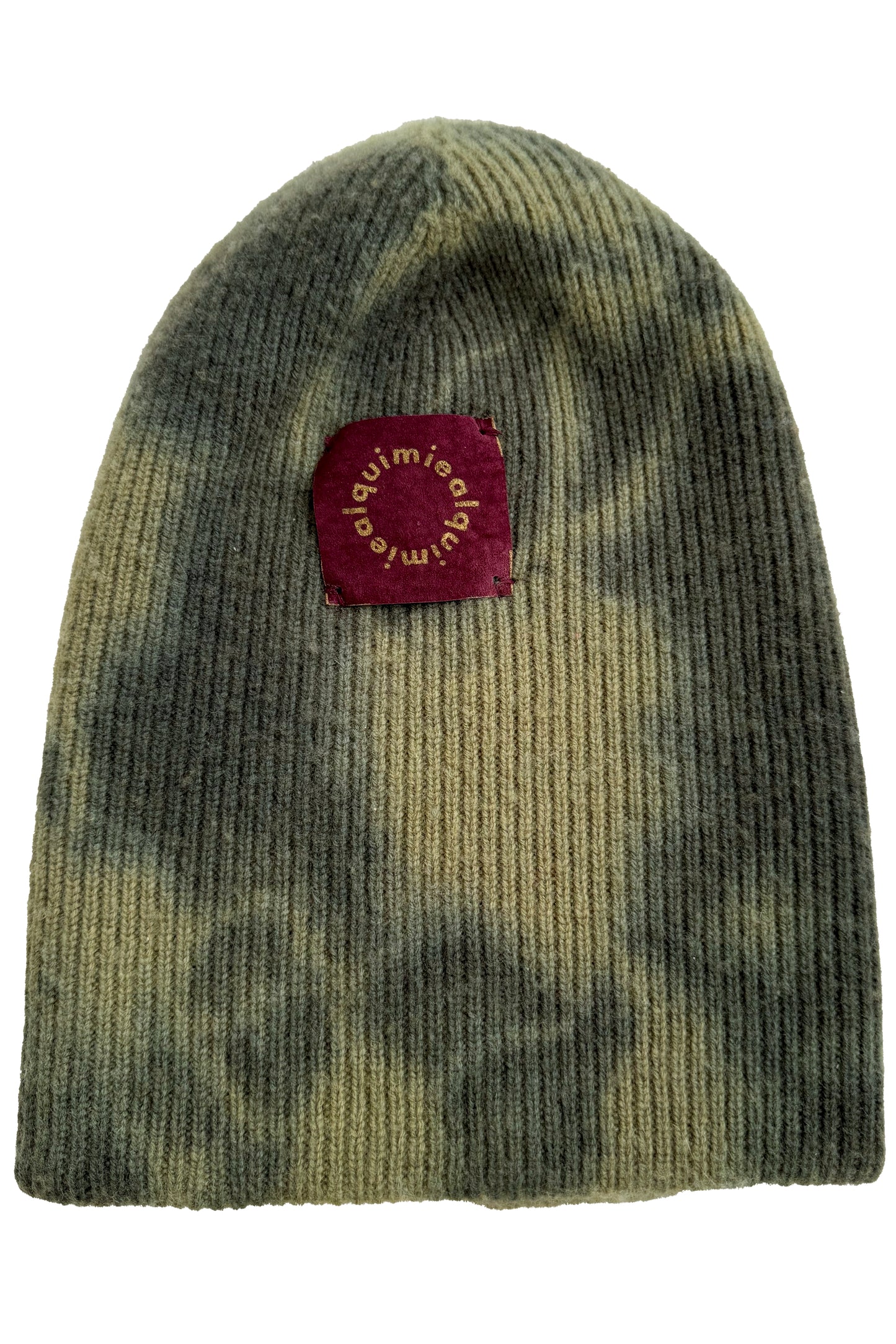 KB x Alquimie Studio Cashmere Beanie Dyed - Olive & Charcoal