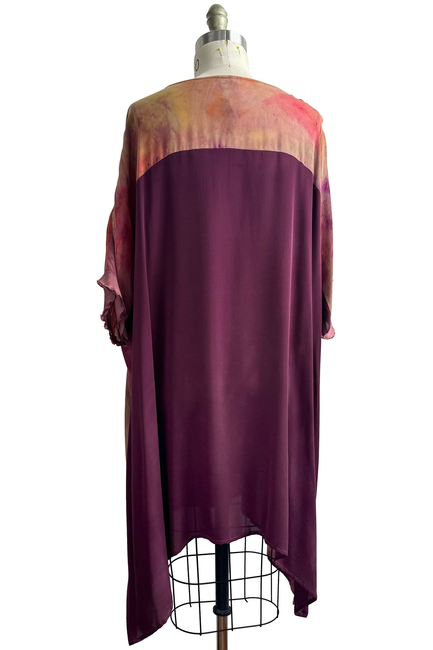 Deb Dress w/ Painted Dye - Grape