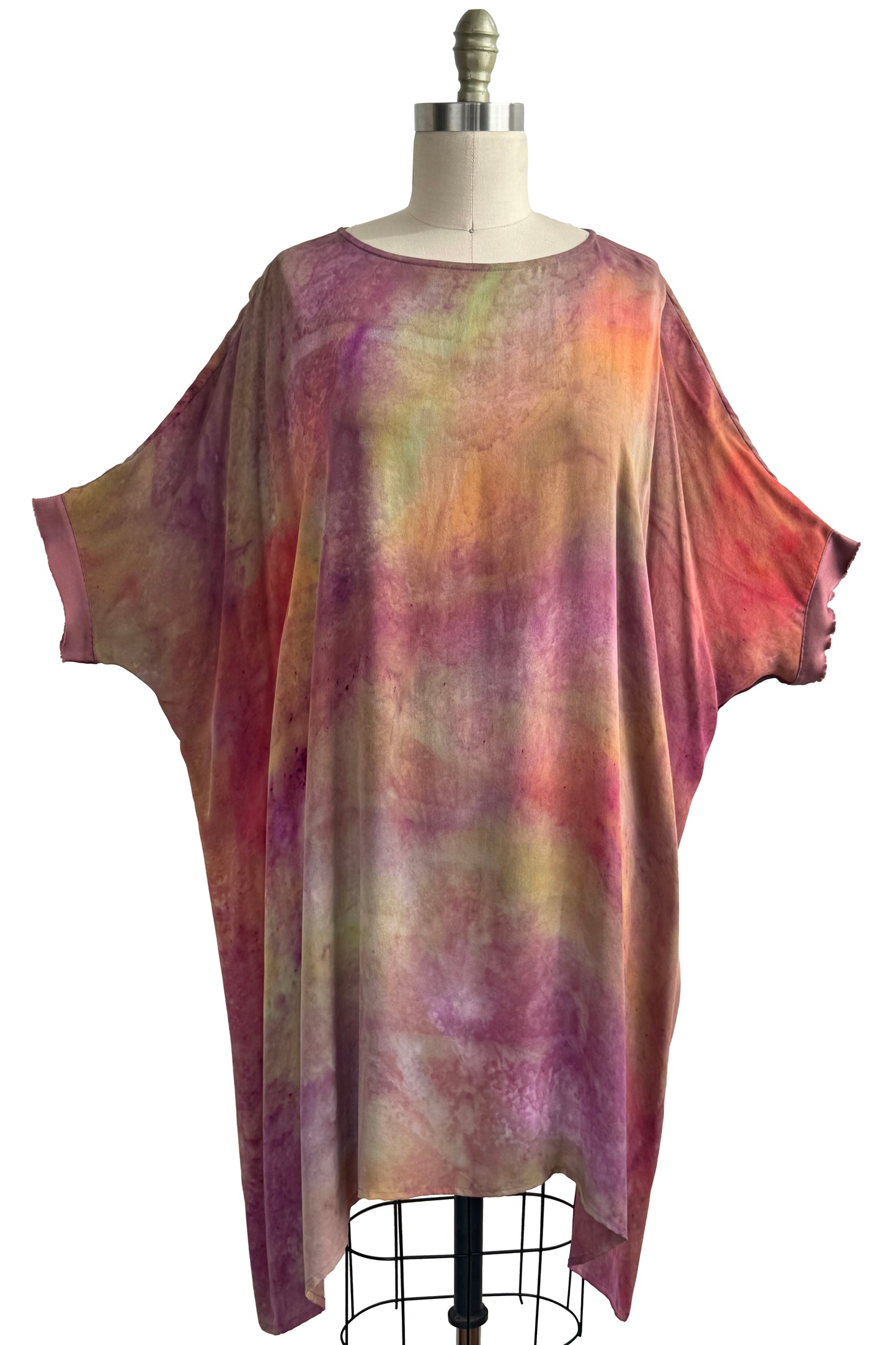 Deb Dress w/ Painted Dye - Grape