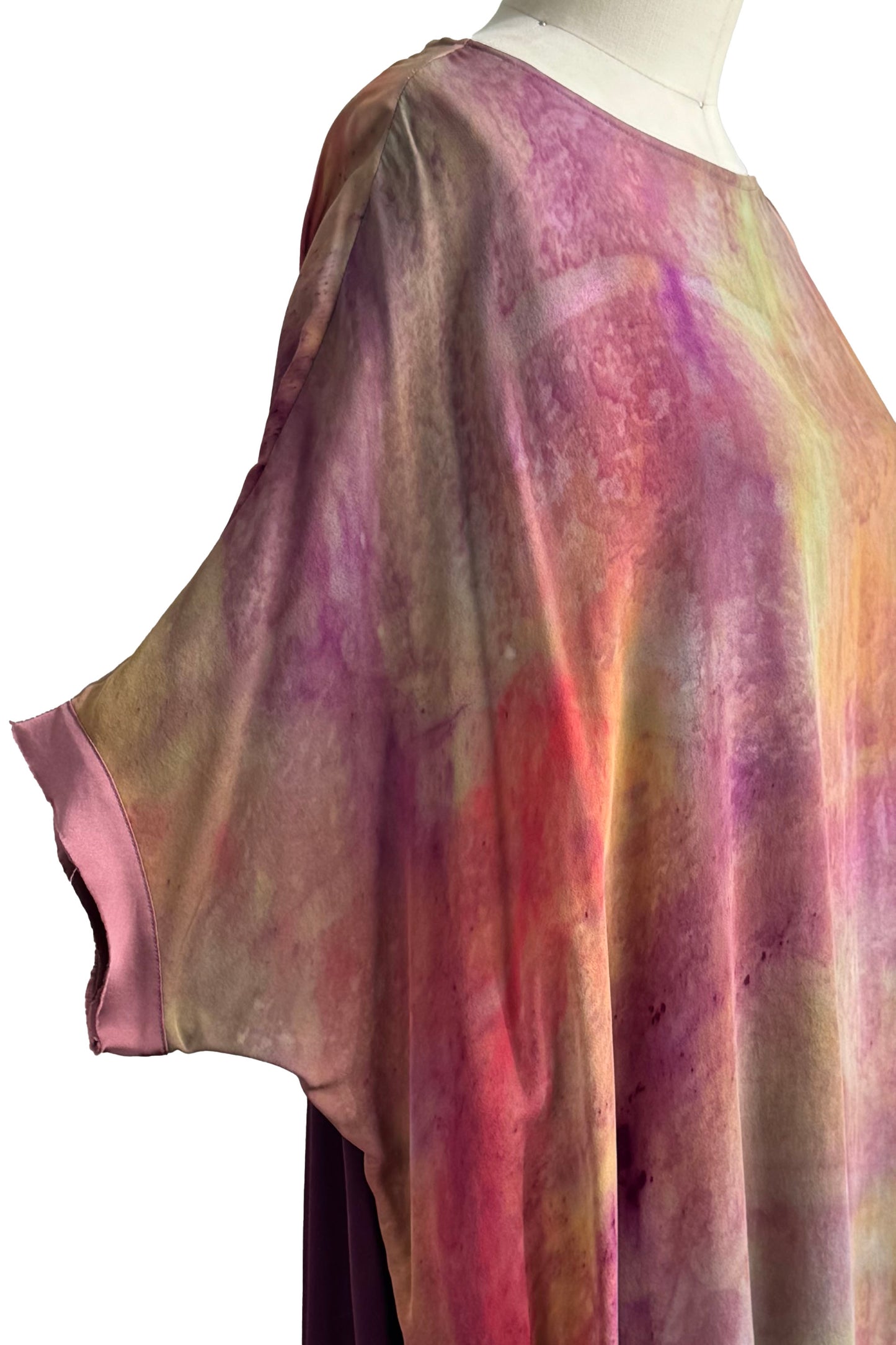 Deb Dress w/ Painted Dye - Grape