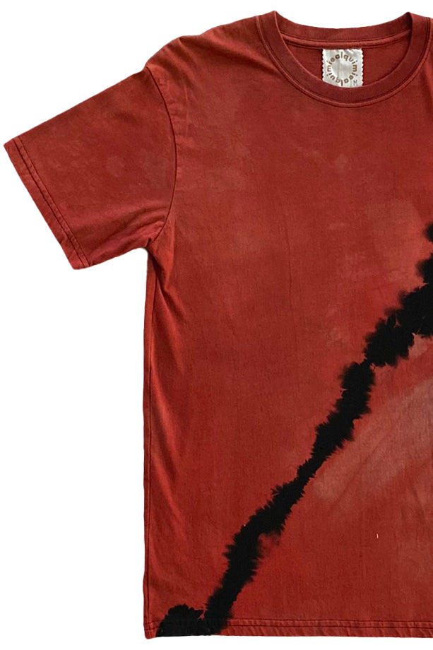 KB x Alquimie Studio Dyed T-Shirt - Red & Black - Unisex M