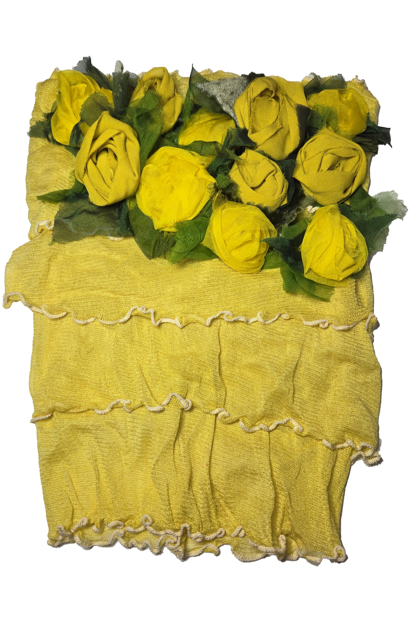 Flower Collar Headband - Yellow