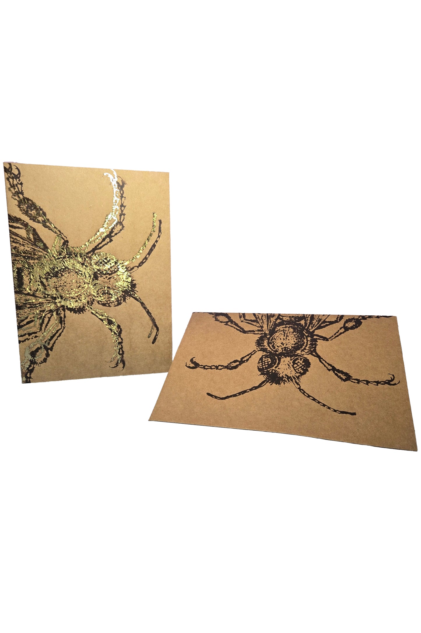 Foil Print Greeting Cards - Set of 4