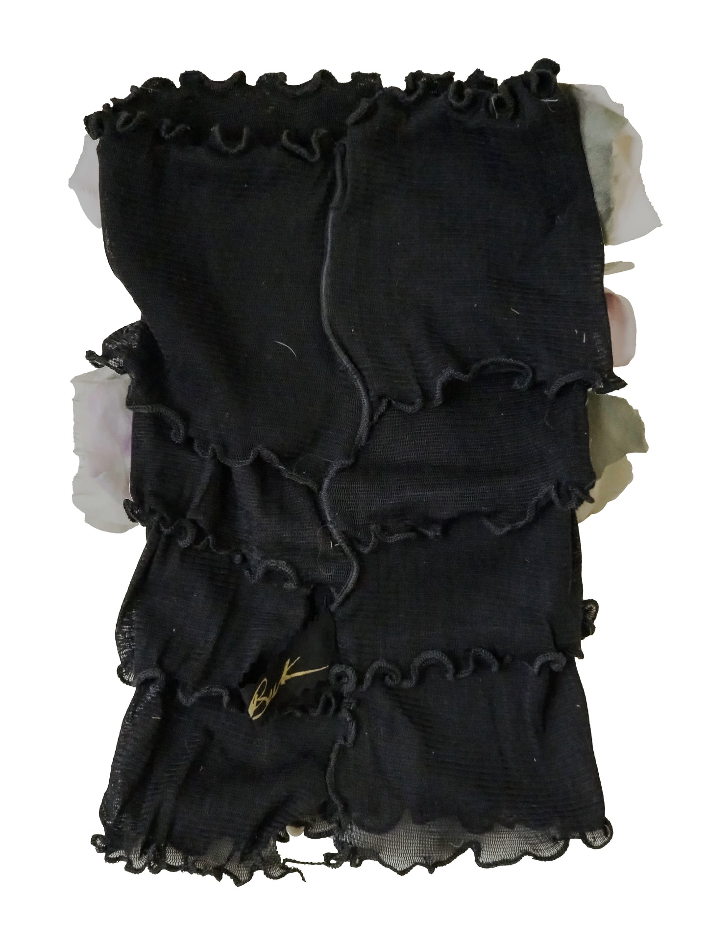 Flower Collar Headband | Reclaimed Silks | Black, White, Lavender & Blush