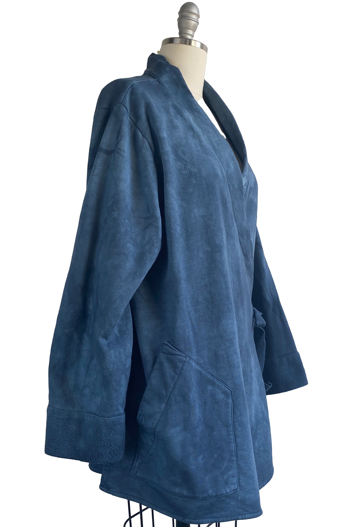 Lounge Kimono Jacket Robe - Indigo