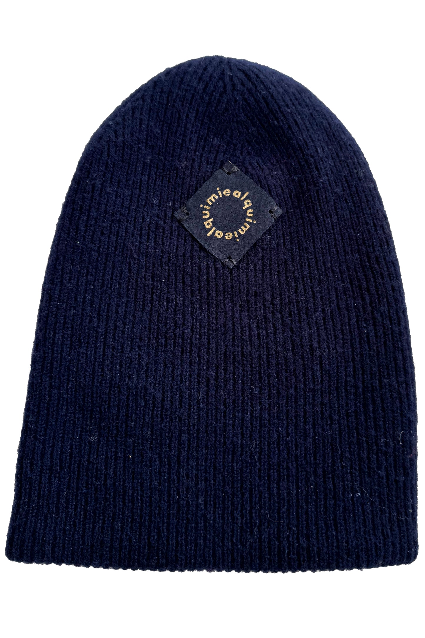 KB x Alquimie Studio Cashmere Felted Beanie w/ Crawfish - Navy & Orange