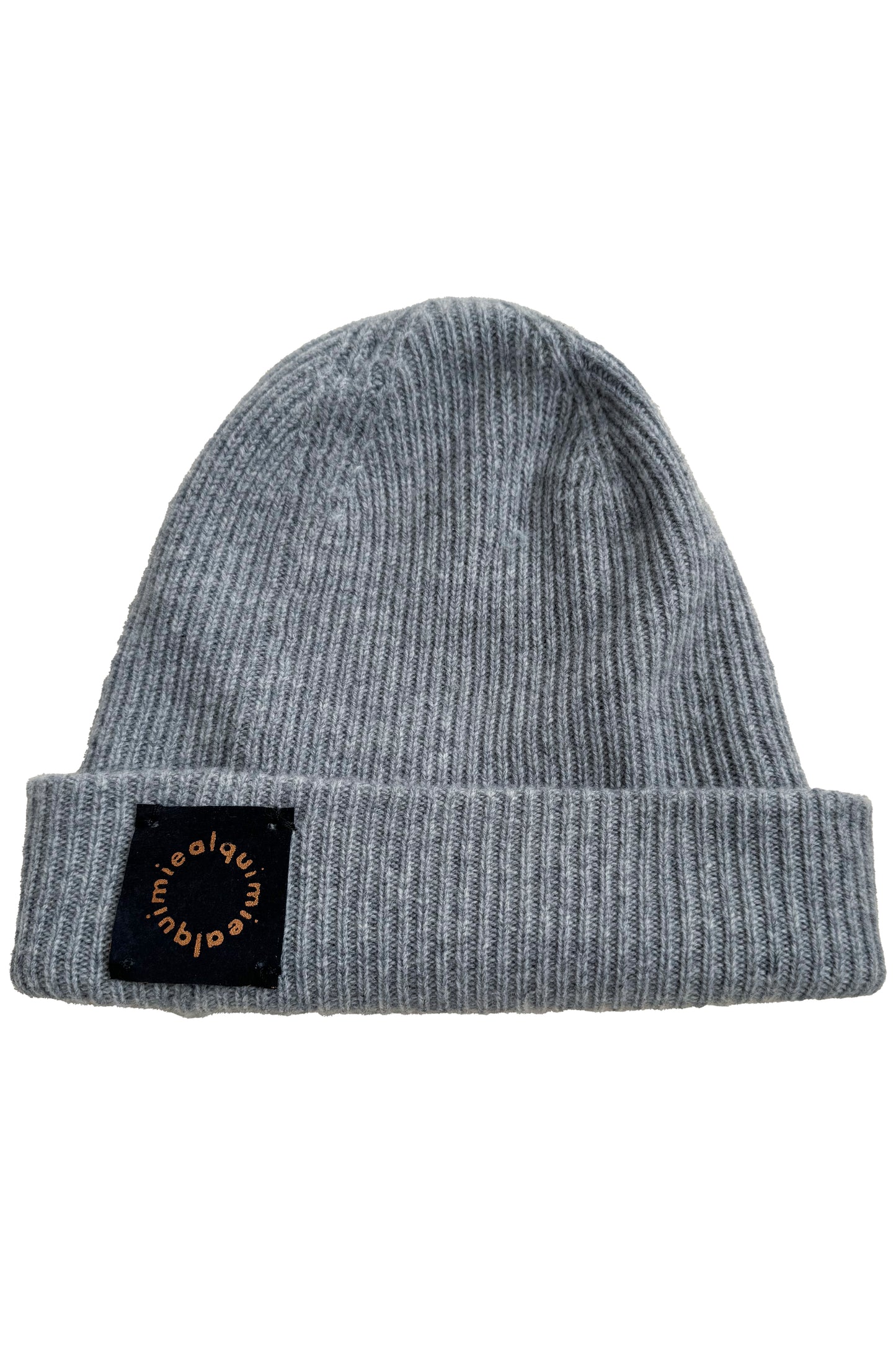 KB x Alquimie Studio Cashmere Felted Beanie w/ Crawfish - Grey & Orange