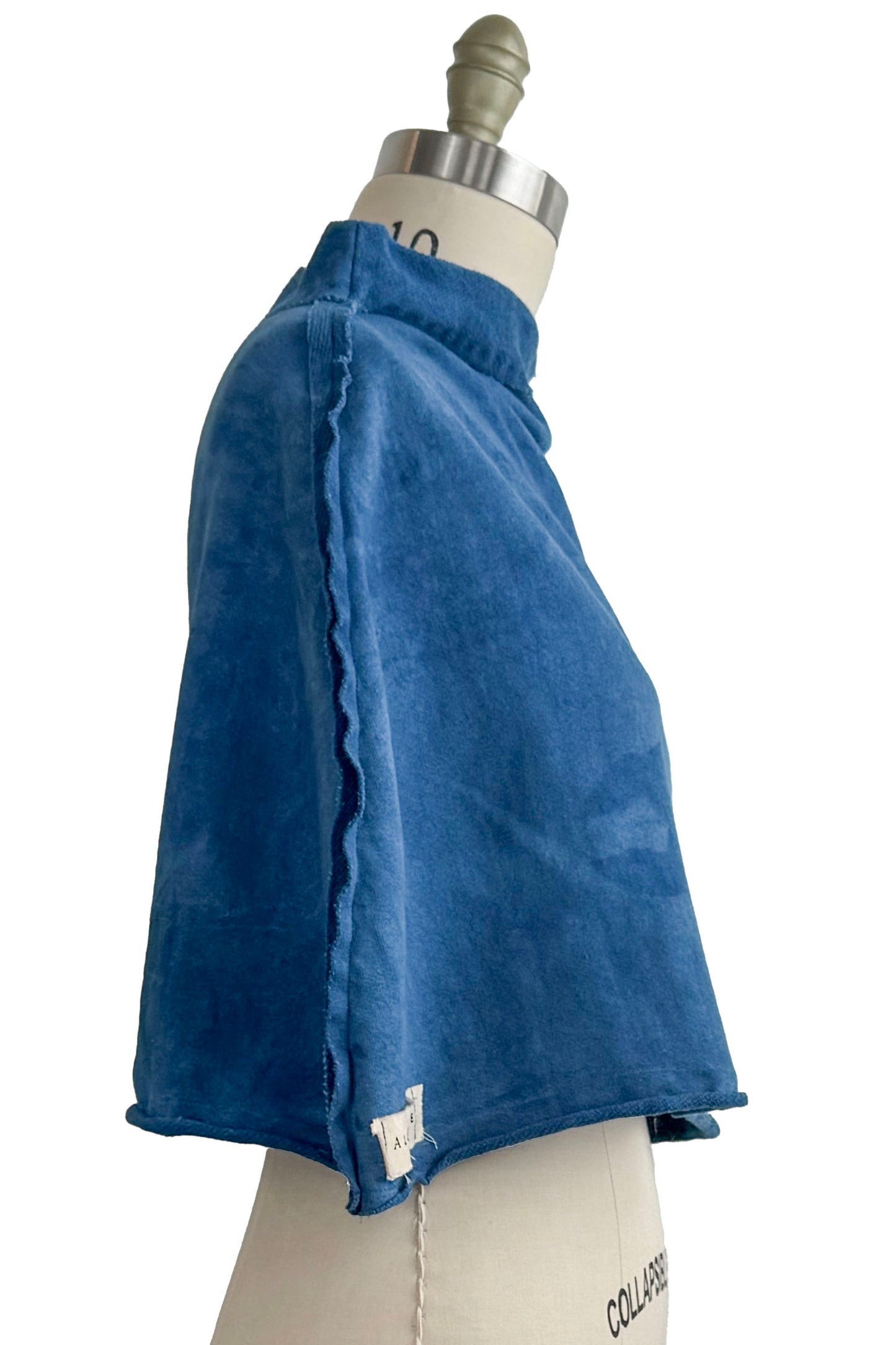 KB x Alquimie Studio Shrug - French Terry - Moon Print - Indigo & White