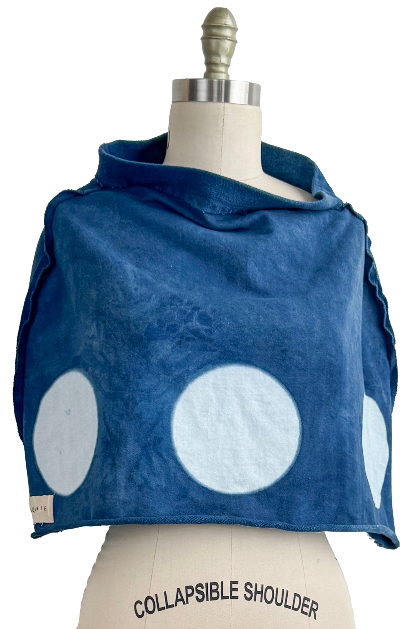 KB x Alquimie Studio Shrug - French Terry - Moon Print - Indigo & White