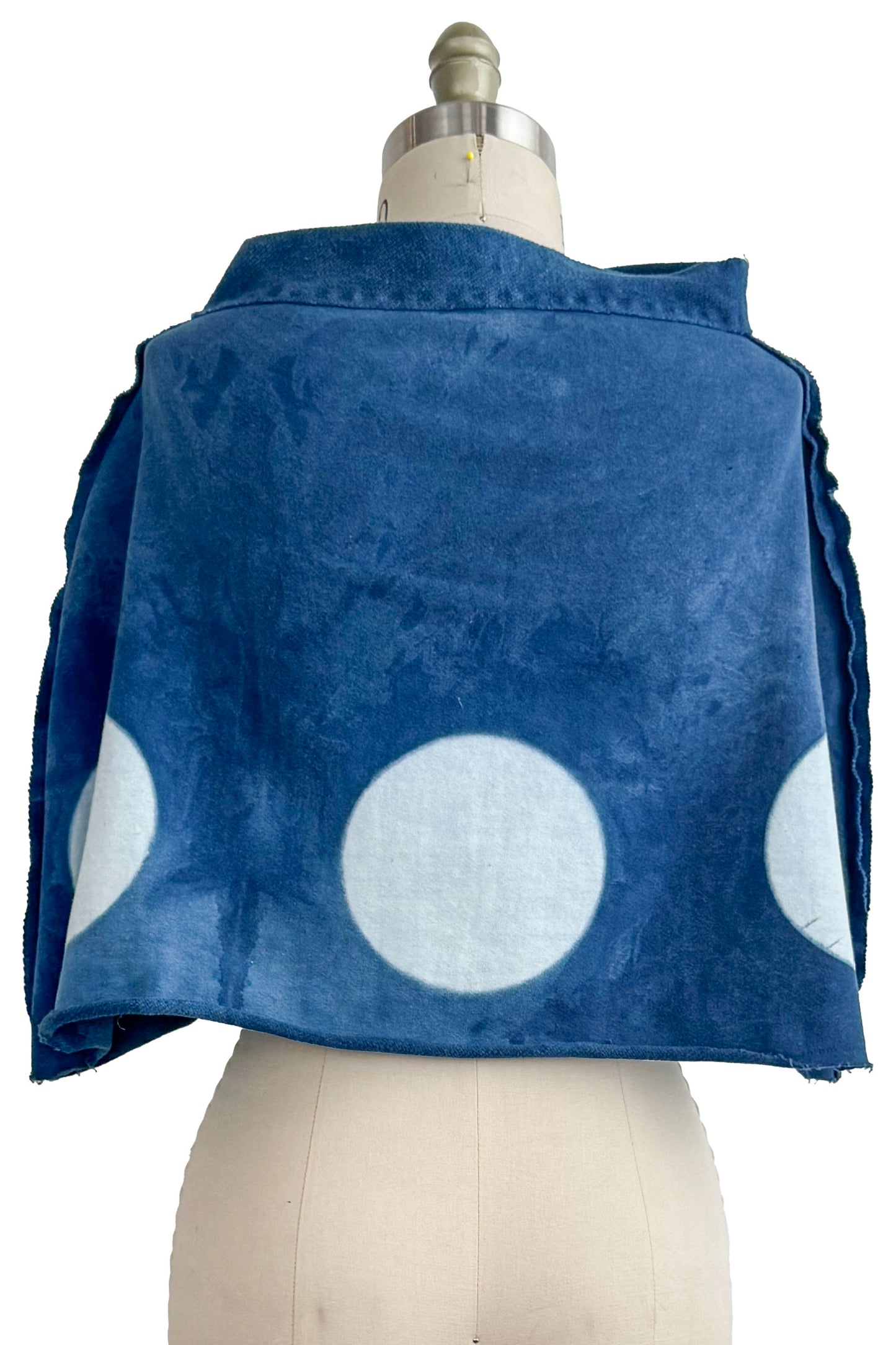 KB x Alquimie Studio Shrug - French Terry - Moon Print - Indigo & White