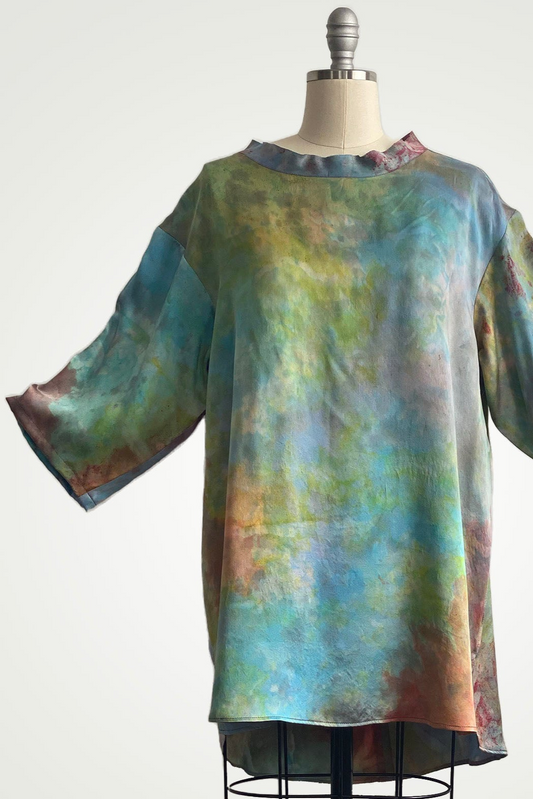 Pompier Top w/ Bubble Dye - Pastels - Large