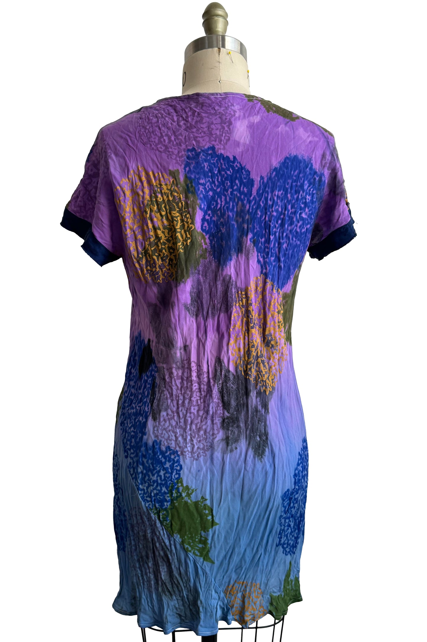 Athena Tunic - Hydrangea Print - Blue & Purple