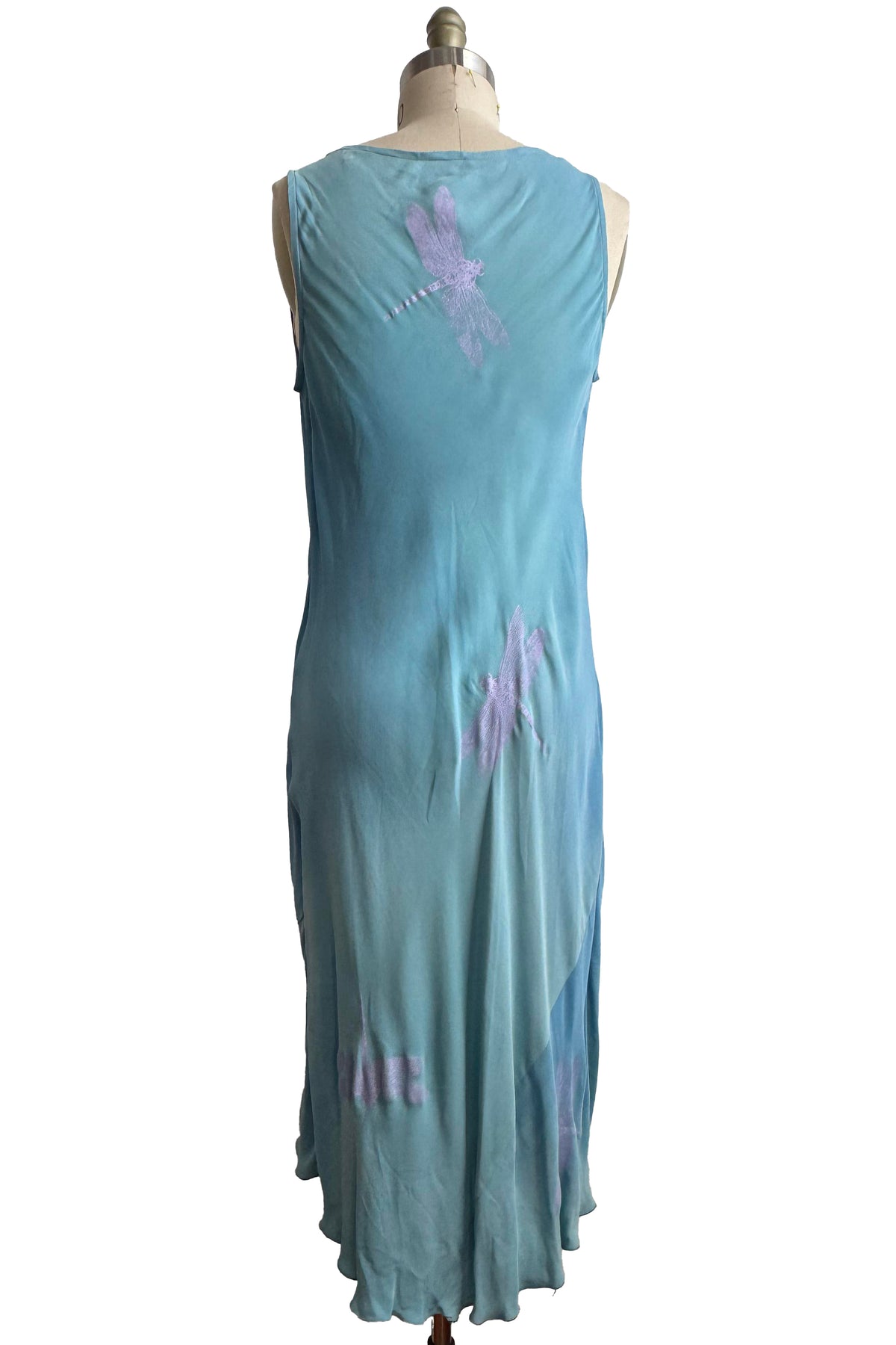 Tulip Dress | Dragonfly Print | Light Blue | Large