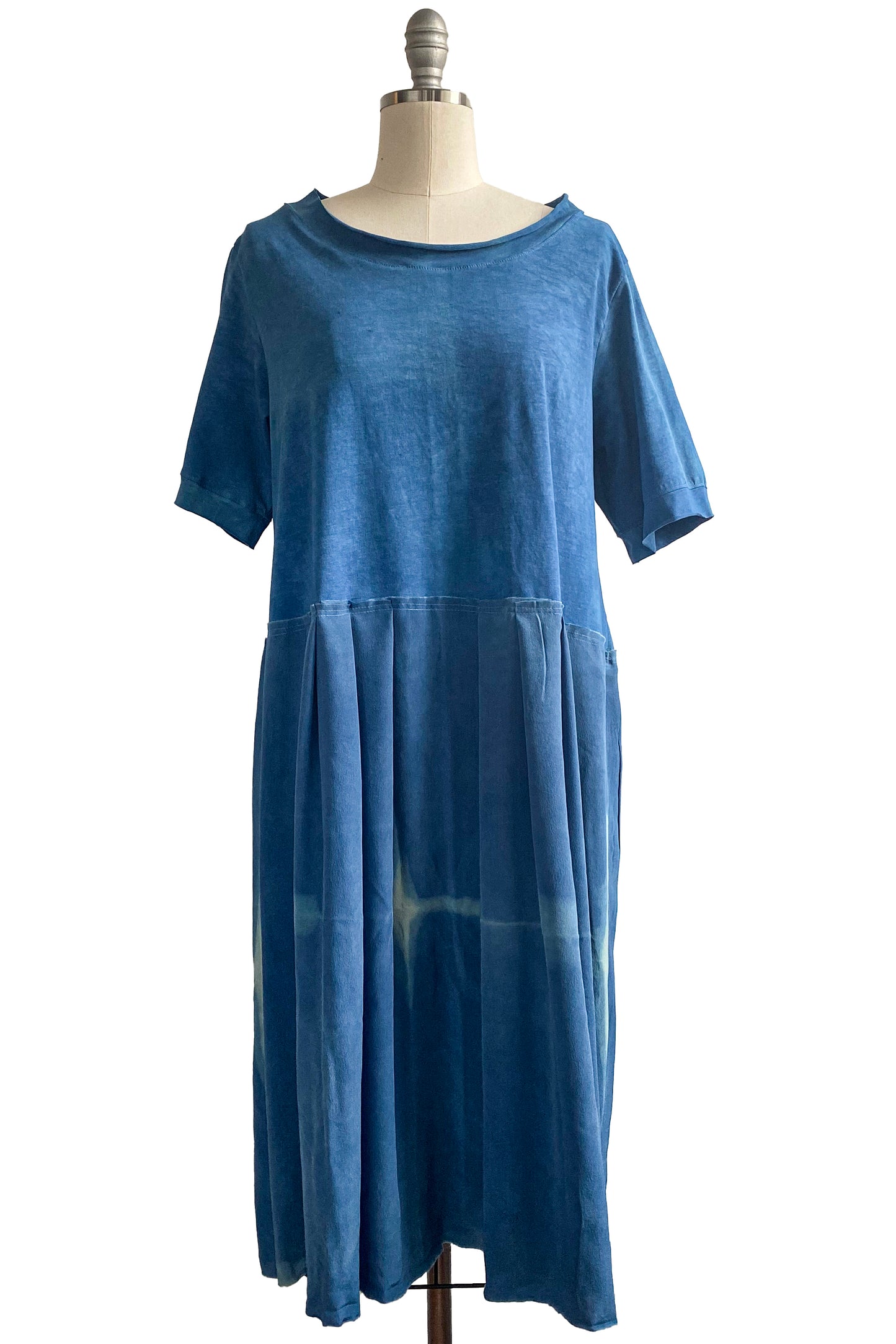 Marais Dress | Cotton & Silk | Indigo Dye | Indigo | Medium
