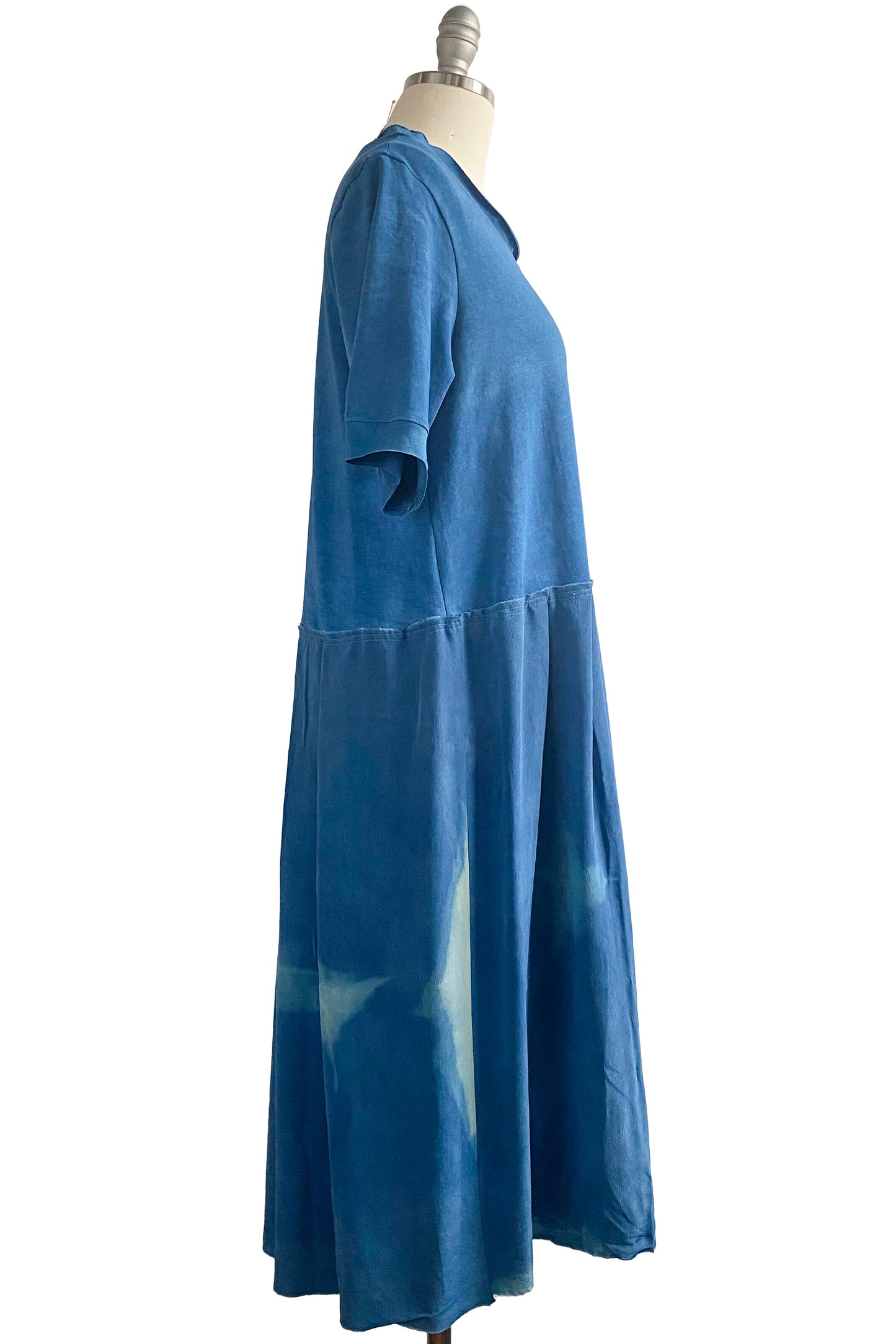 Marais Dress | Cotton & Silk | Indigo Dye | Indigo | Medium