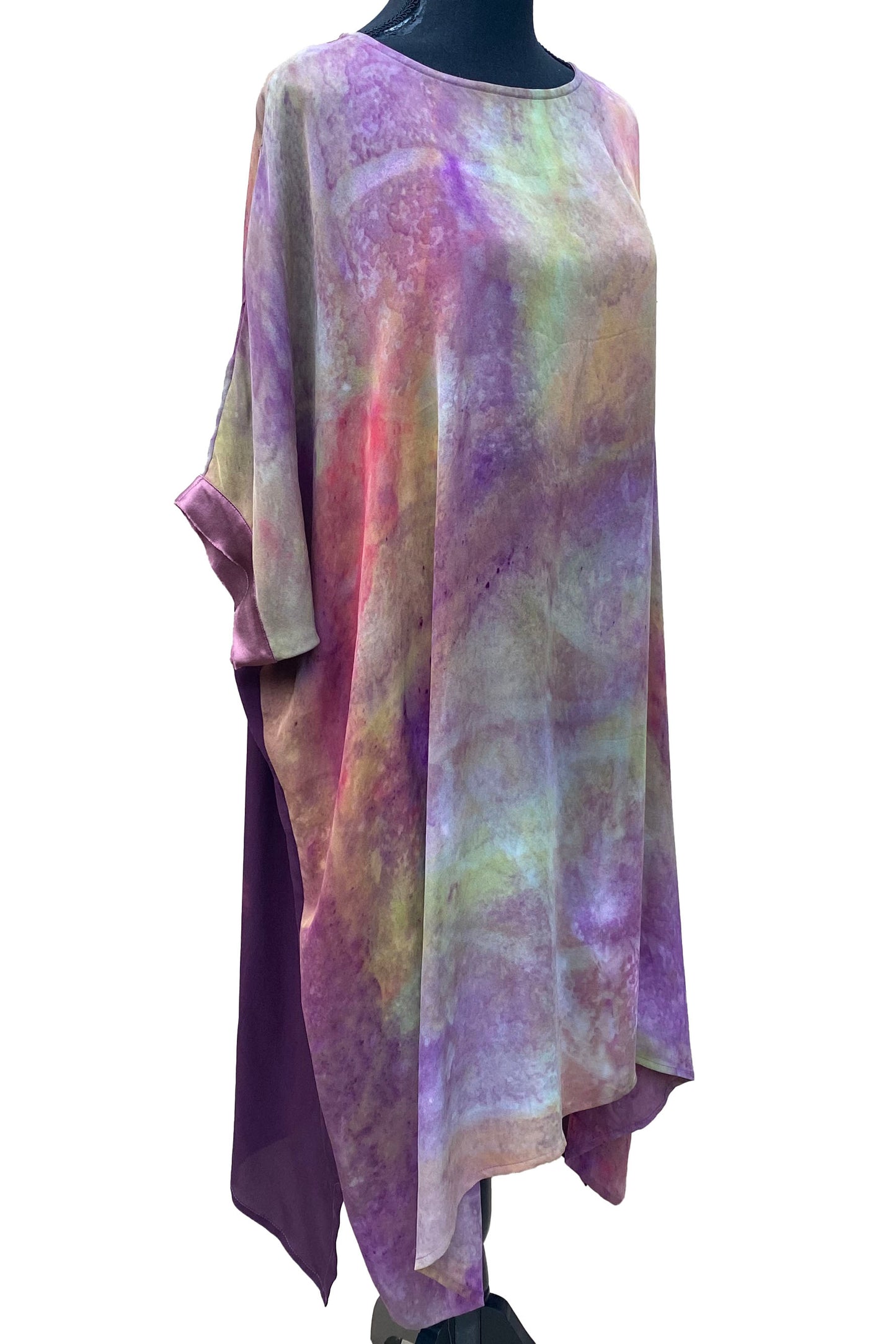 Deb Dress w/ Painted Dye - Grape