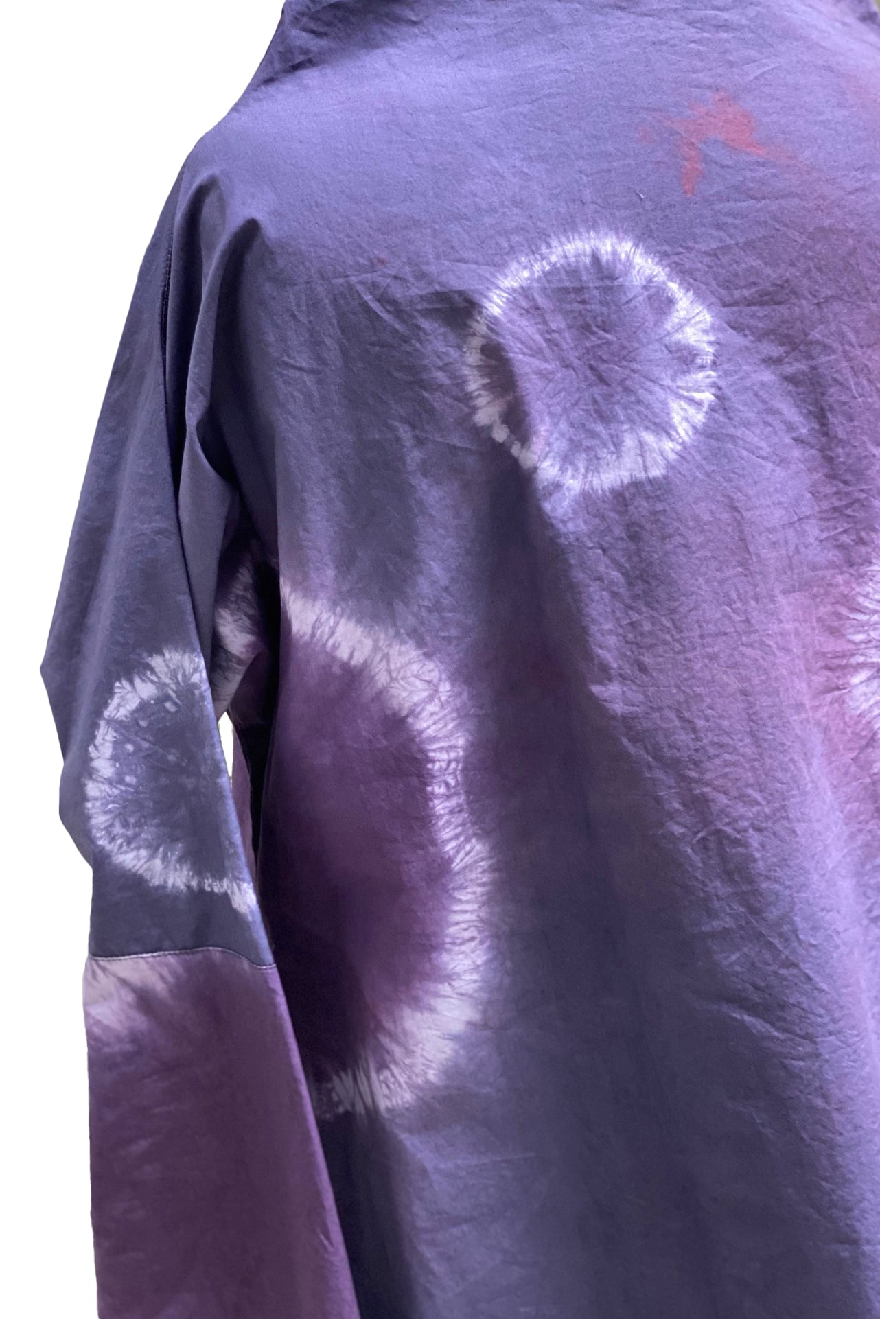Portia Tunic | Tie Dyed | Purple & White | X-Small