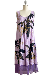 Emilia Dress w/ Azalea Print - Lilac - Medium