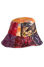 Load image into Gallery viewer, Bucket Hat w/ Patchwork Print - Neon Multi
