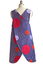 Load image into Gallery viewer, Apron Dress in Cotton - Papercut Dot Print
