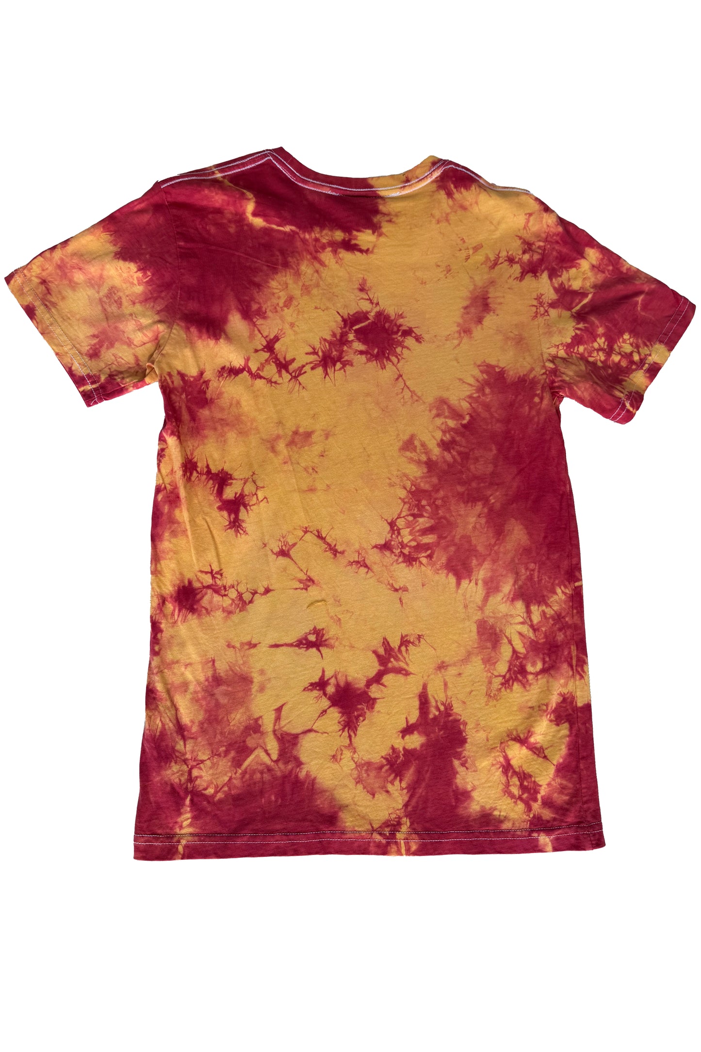 KB x Alquimie Studio T-Shirt w/ Big Leaf Print - Red & Yellow - Small