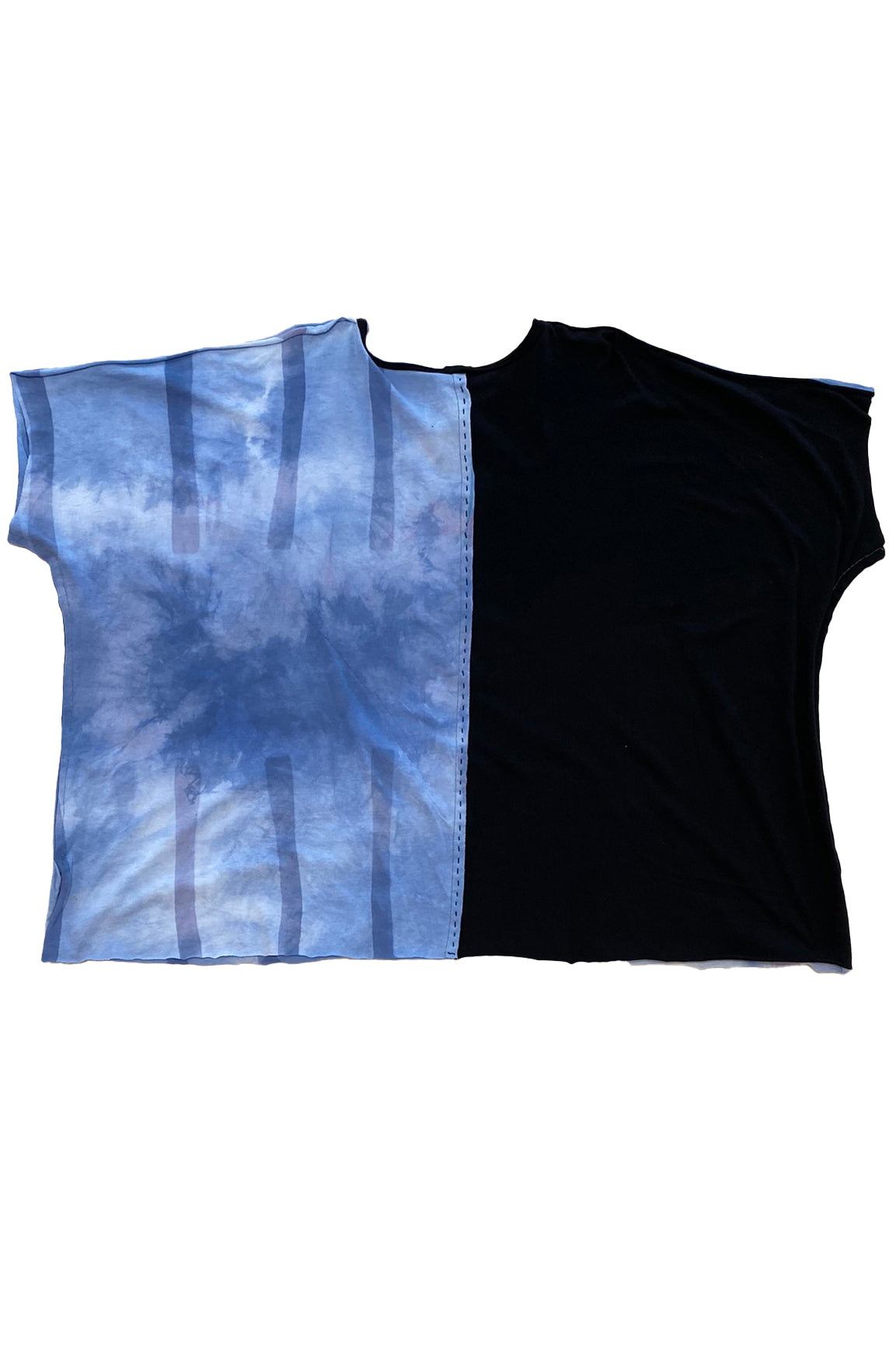 KB x Alquimie Studio Deb Top - Shibori Sticks - Indigo & Black