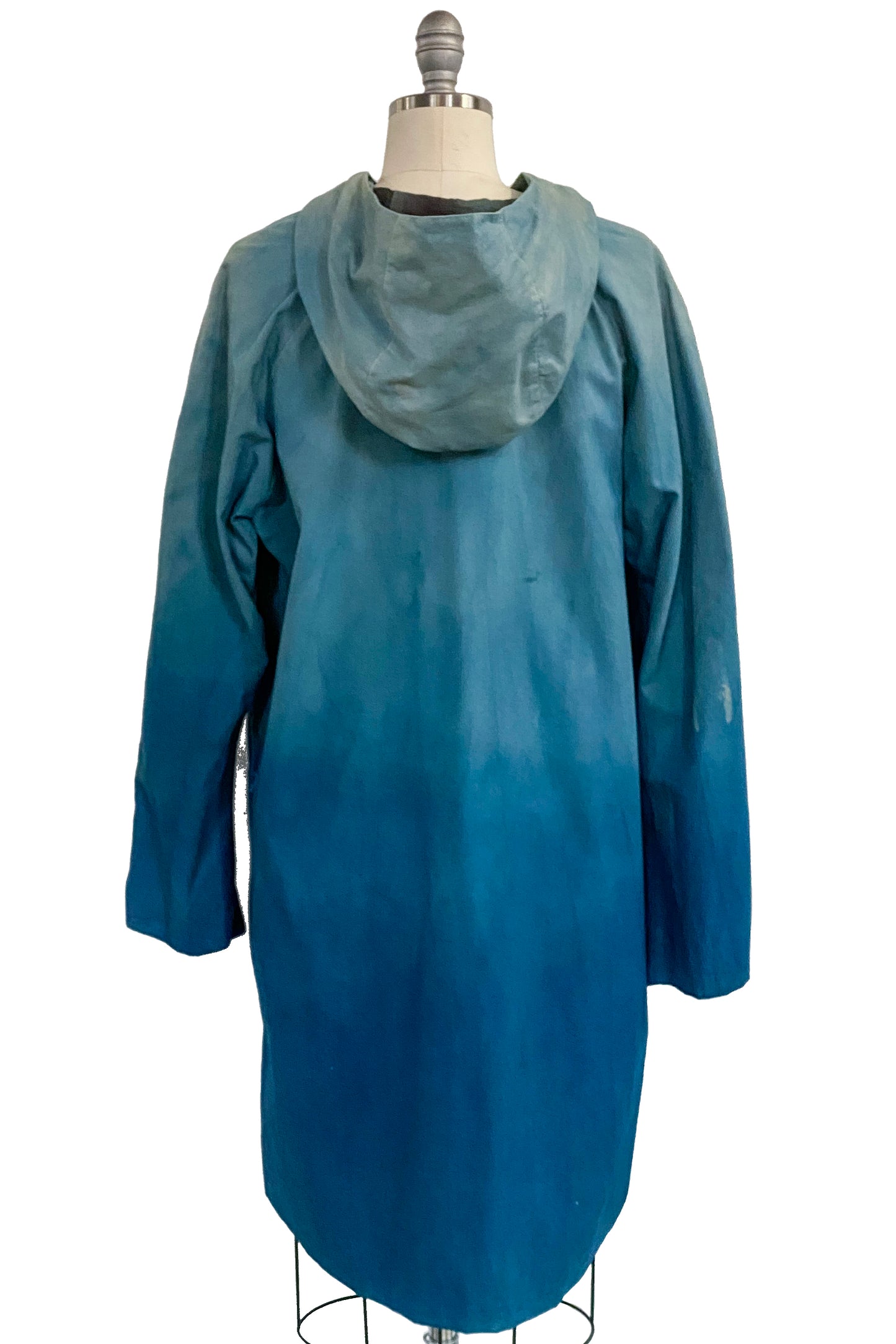 Pontchartrain Raincoat Cotton | Indigo Ombré | Medium