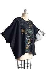 Load image into Gallery viewer, Deb Tunic w/ Alligator Print Patchwork - Black
