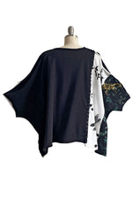 Load image into Gallery viewer, Deb Tunic w/ Alligator Print Patchwork - Black
