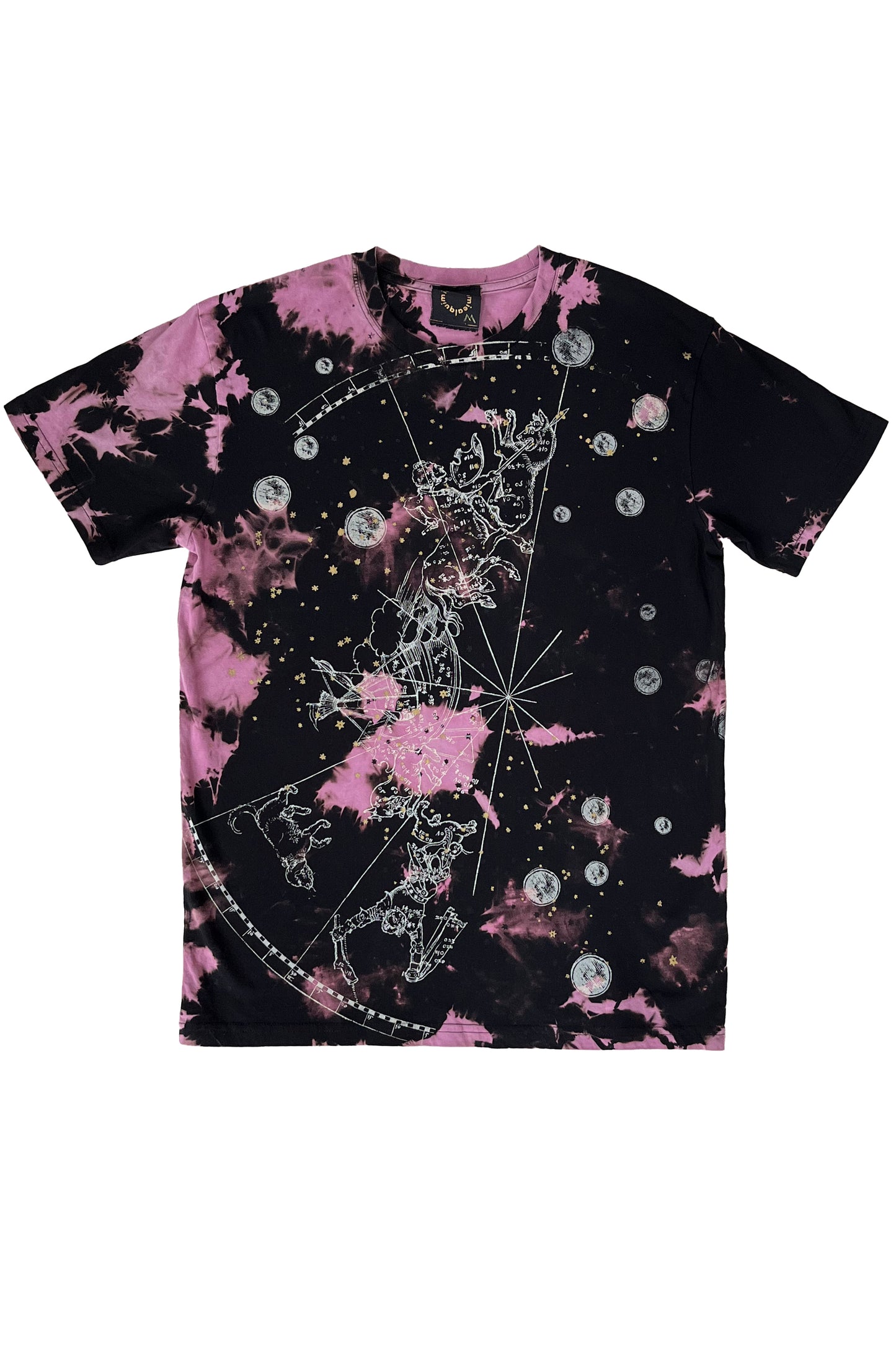 KB x Alquimie Studio T-Shirt w/ Celestial Print - Black & Pink