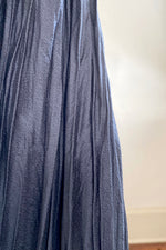 Load image into Gallery viewer, Touria Dress w/ Organza Trim Solid - Cornflower
