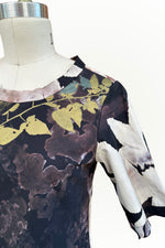 Load image into Gallery viewer, Jazzyfest Dress w/ Tabletop Print - Black - Small
