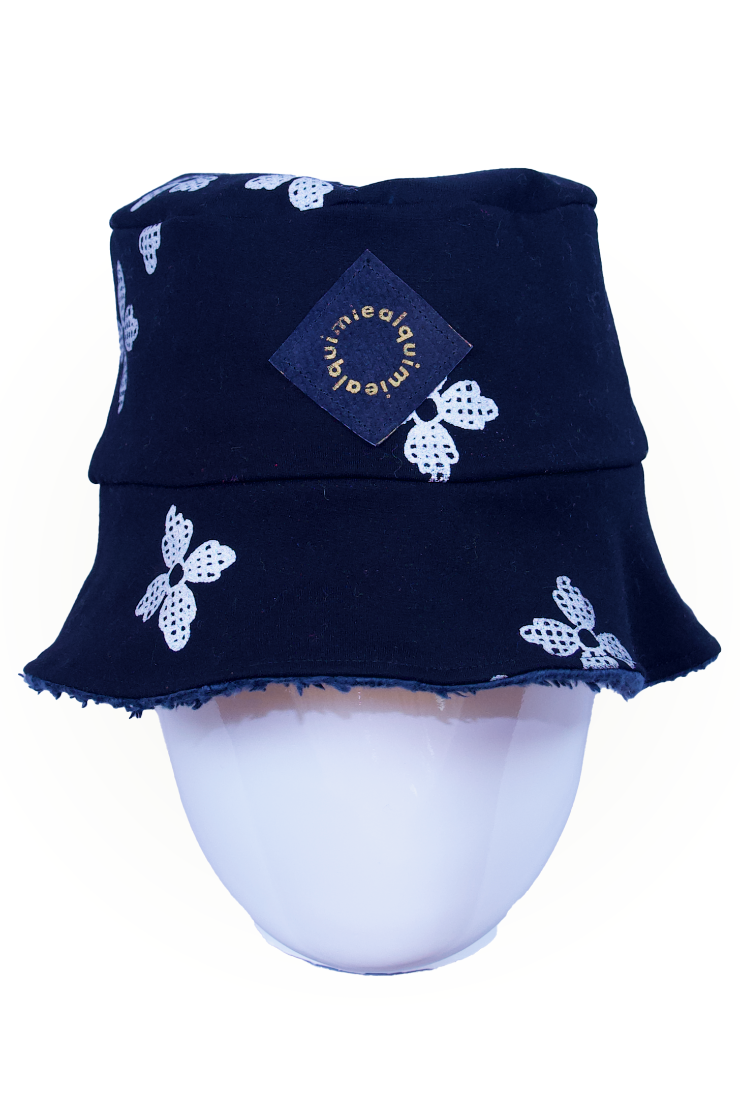 Reversable Sherpa Bucket Hat - Navy - Medium