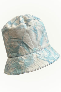 Milano Reversible Hat Blue Scrunch Dye - Small
